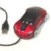 Мышь для ПК в виде автомобиля красная